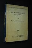 Produkt-Bild: Die Klagegedichte des Jeremia, von Walter Baumgartner (= Beihefte zur Zeitschrift f&uuml;r die alttestamentliche Wissenschaft, Heft 32),