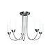 Coventry 5 Light Ceiling Pendant Satin Nickel Finish 5 x 40W