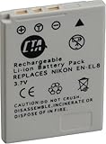 CTA Digital DB-ENEL8 Rechargeable Digital Camera Battery Equivalent to Niko ....
