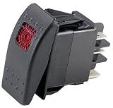 Ancor Marine Grade Electrical Sealed Rocker Switch with Light