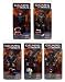 NECA Gears of War Series 2 Set of All 5 Action Figures (Marcus, Baird, Dominic and BOTH Theron Guards)