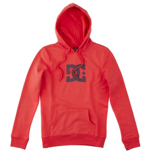 DC Shoes Damen Pullover Hoodie Star, lipstick red/potent purple, 38 (M), DOWSE043