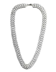 Sterling silver chain necklace, Full Moon Magic - Unique Sterling Silver Chain Necklace