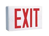 Simkar - SLEDBRW - 1 or 2 Sided LED Exit Light with Battery Backup, 120-277 Volt