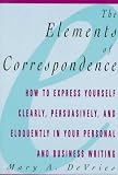 The Elements of Correspondence (Elements of)