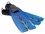 Oceanic Vortex V-8 Split Fins (Open-heel) - Small - Neon Yellow