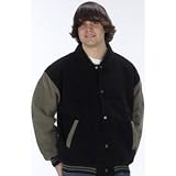Faux Suede Jacket - Black/Grey Case Pack 12