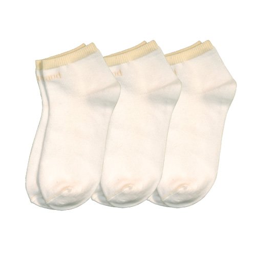 Ecoland Girls Organic Cotton Ankle Liner Socks - 3 Pairs Value