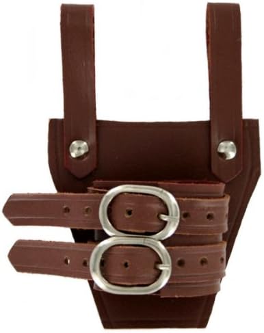 Brown Leather Frog Broad Sword / Dagger
