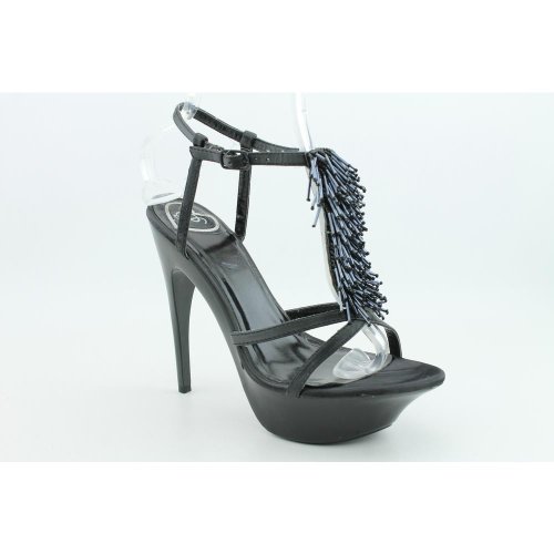 Pastry Glam Night Womens Size 9 Black Open Toe Synthetic Platforms Shoes