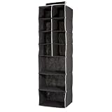 Kennedy Home Collection 5169 8 Pocket Shoe and 3 Shelf Sweater Hanging Combo Organizer,