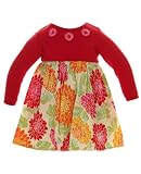 Baby Lulu Chrysanthemum Long Sleeve T-Dress