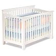 White Atlantic Furniture Columbia 4-in-1 Convertible Wood Baby Crib
