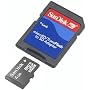 4GB microSD SDHC Speicherkarte f�r Samsung S7350 UltraSLIDE inkl. Adapter auf SD + Sandisk Travelbag Aufbewahrungstasche