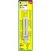 GE Lighting 13577 9-Watt Soft White CFL DBL BIAX Replacement 2700K Light Bulb, 1-Pack