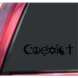 COEXIST - Promote Peace Vinyl Decal Sticker - Black