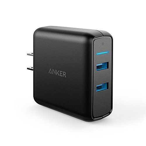Anker 39W Dual USB Wall Charger with Quick Charge 3.0, Anker PowerPort Speed 2 for Samsung Galaxy S6/S7/edge/edge+, Note 7 5/4, LG G4/G5, HTC One M8/M9/A9, Nexus 6, iPhone, iPad and More