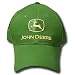 JOHN DEERE GREEN LOGO HAT CAP FARM NEW COTTON ADJ