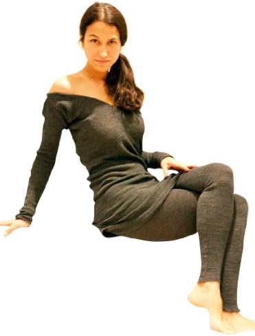 NYC Black Petite Yoga Du Jour Nursing Tunic & Tights Cozy Intimacy with Baby Fitness Set