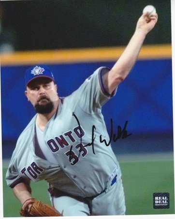 David Wells Autographed/Hand Signed Toronto Blue Jays 8x10 Photo