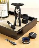 Metrokane Velvet 6-Piece Deluxe Wine Tool Kit
