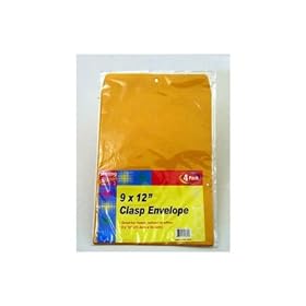 New-9" x 12" Clasp envelopes - Case of 48 - OP300-48