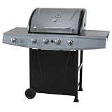 Char-Broil 4-Burner Gas Grill with Side Burner