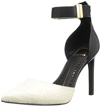 Hot Sale Dolce Vita Women's Kana Dress Sandal,Black/White Snake Leather,8.5 M US