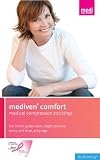 Medi comfort Pantyhose 15-20mmHg OpenToe, I, Natural