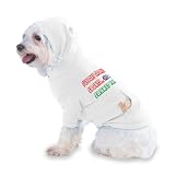 Support Organized Sports Kiss A SABRES Fan Hooded (Hoody) T-Shirt with pocket for your Dog or Cat XS White