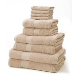 Turkish Cotton Towel Bale (10pc) - Beige
