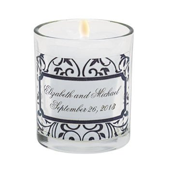 Personalized Black & White & Votives