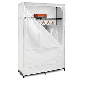 Honey-Can-Do WRD-01898 46-Inch Portable Clothing Storage Closet with Top Shelf