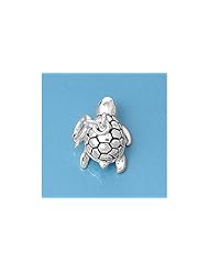Sterling Silver Turtle Bracelet Fashion Love Pendant Gift Charm Pure 925 New 8mm with 1.4mm Box Chain