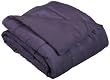 Aeolus Down Microfiber Dobby Plaid Down Alternative Throw, Greystone