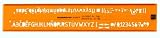 7mm Professional Letter Lettering Letters Guide Drawing Drafting Template Stencil