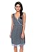 kathy ireland Womens Comfortable Chemise Nightgown Sleepwear with Lace Trim