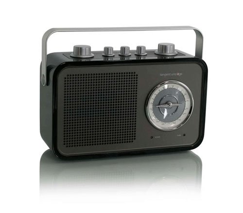 Tangent Uno2go Design Uhren-Radio schwarz