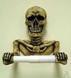 Skeleton Skull Bathroom Toilet Paper Holder