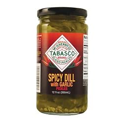 TABASCO Spicy Dill Pickles with Garlic 12 oz. jar