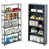 EDSAL Commercial-Grade Steel Shelving - Gray