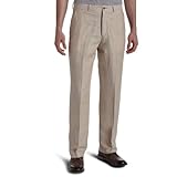 Perry Ellis Men's Linen Herringbone Pant