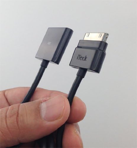 iTeck Smart Dock Extender Cable for Apple iPhone iPod iPad Charge Data Sync & Audio Play Control Music 4ft Long