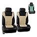 FH Group FB068102 Premium 3D Air Mesh Seat Covers Pair Set (Airbag Compatible) w. Gift, Mint/Black Color- Fit Most Car, Truck, SUV, or Van