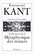 Fondements de la m�taphysique des moeurs