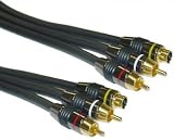 Premium Grade S-Video + Audio (1 S-Video + 2 RCA), 100 ft