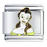 Pugster Disney Beauty Belle Licensed Italian Charms Bracelet Link