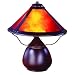 Mica Table Lamp - Mica/Bronze Finish Base