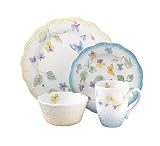 Pfaltzgraff Vienna Floral 32-Piece Dinnerware Set, Service for 8