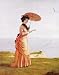 Lady Tennyson on Afton Downs, Art Poster by Valentine Cameron Prinsep, size 22